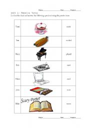 English Worksheet: Passive sentences