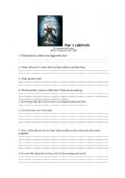 English Worksheet: Pans Labitrinth