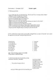 English worksheet: Expressions and Proverbs with animals (teachers)