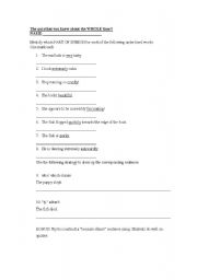 English worksheet: Adverb Adjective Quiz