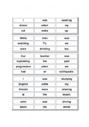 English worksheet: Past simple