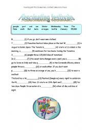 English Worksheet: A fill in exercise