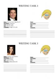 English worksheet: Writing Task