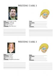 English worksheet: Writing Task