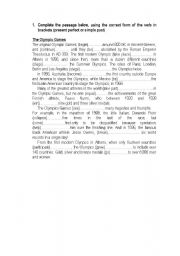 English Worksheet: exercises