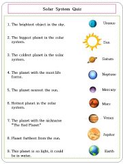 Planets questions