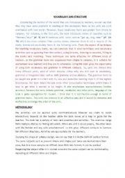 English worksheet: coursebook analysis