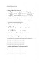 English Worksheet: car parts