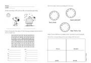 English worksheet: Reviewing several topics