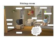 English Worksheet: Sitting-room