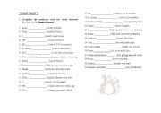 English worksheet: Present simple