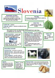 English Worksheet: SLOVENIJA 
