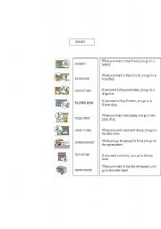 English worksheet: Shops