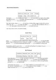 English worksheet: elementary