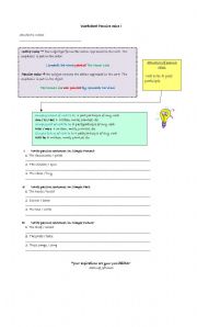 Passive voice I