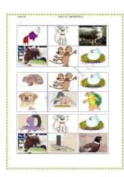 English Worksheet: Animal Bingo -18 different cards!!! 02/08/08 (5/6)