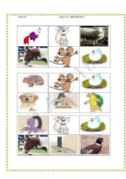 English worksheet: Animal Bingo -18 different cards!!! 02/08/08 (5/6)