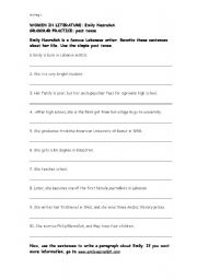 English Worksheet: Practice with Simple Past