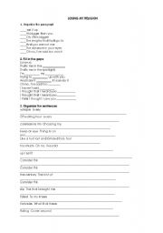 English Worksheet: SONG ACTIVITY