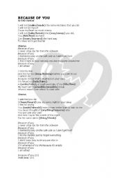 Piece by Piece- Kelly Clarkson song…: English ESL worksheets pdf & doc