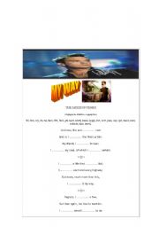 English Worksheet: robbie williams 