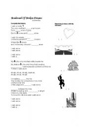 English Worksheet: GREEN DAY