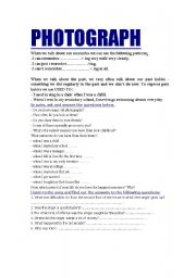 English Worksheet: photograph