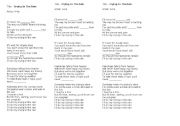 English Worksheet: Song lyric - crying in the rain