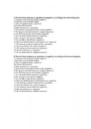 English worksheet: Have to/must exercise