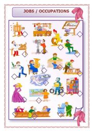 English Worksheet: JOBS / OCCUPATIONS (05.08.08)