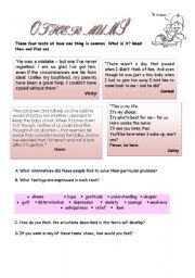 English Worksheet: other mums - 5/8/08