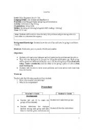English worksheet: Lesson Plan on Use of Must and Has/Have to