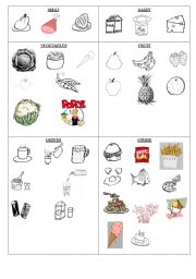 English worksheet: Food vocabulary