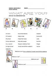 English Worksheet: JOBS