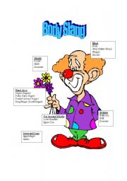 English Worksheet: Body: English Slang