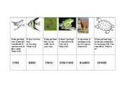 English worksheet: Match animals.