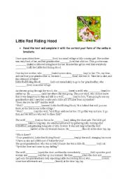 English Worksheet: Little Red Riding Hood