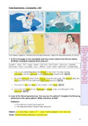 English Worksheet: Hotel Experiences - Complaints - KEY