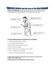 English Worksheet: SHERLOC KHOLMES