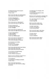 English Worksheet: What do you do dialogue