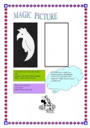 English Worksheet: Magic picture  07-08-08