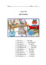 English Worksheet: Preposition