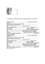 English worksheet: past simple or present perfect