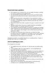 English Worksheet: Asking Questions