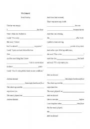 English worksheet: Listening Practice - (Song) We Danced