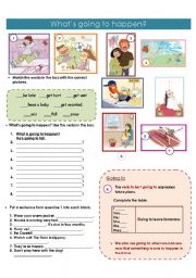 English Worksheet: Going to