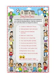 English Worksheet: During School Breaks (Frequency Adverbs)