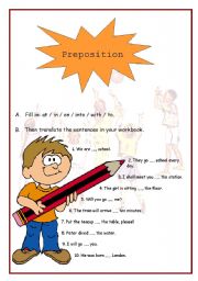Prepositions.