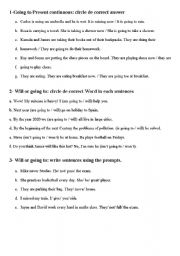 English worksheet: Practice