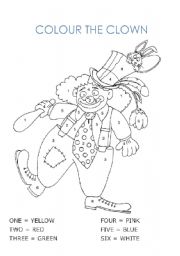 COLOUR THE CLOWN